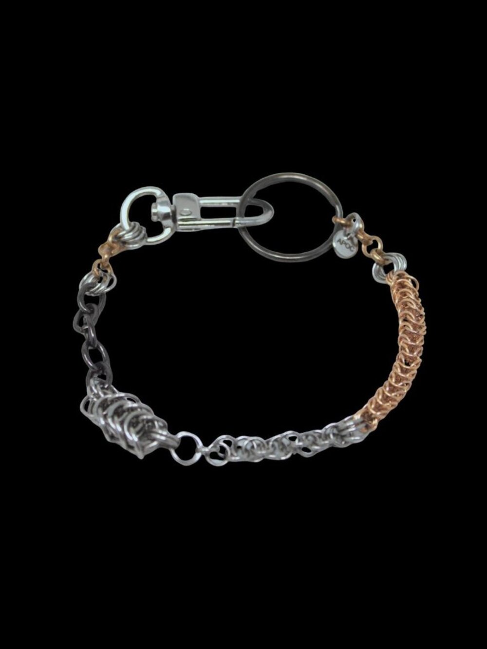 Ironveil — Mixed Metal Bracelet